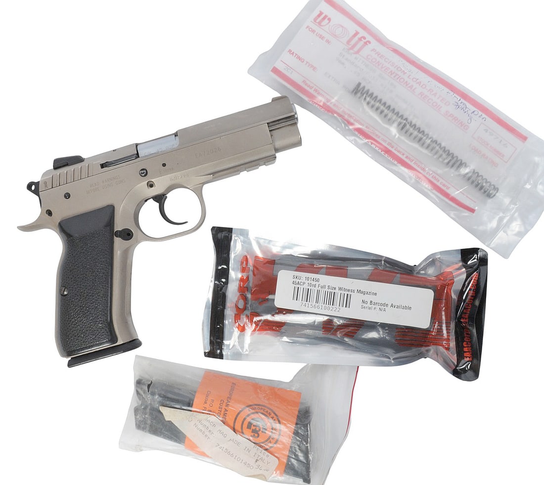 Tanfoglio EAA Witness .45 ACP Semi-auto Pistol FFL Required: EA72026 (JGD1) (1 of 12)
