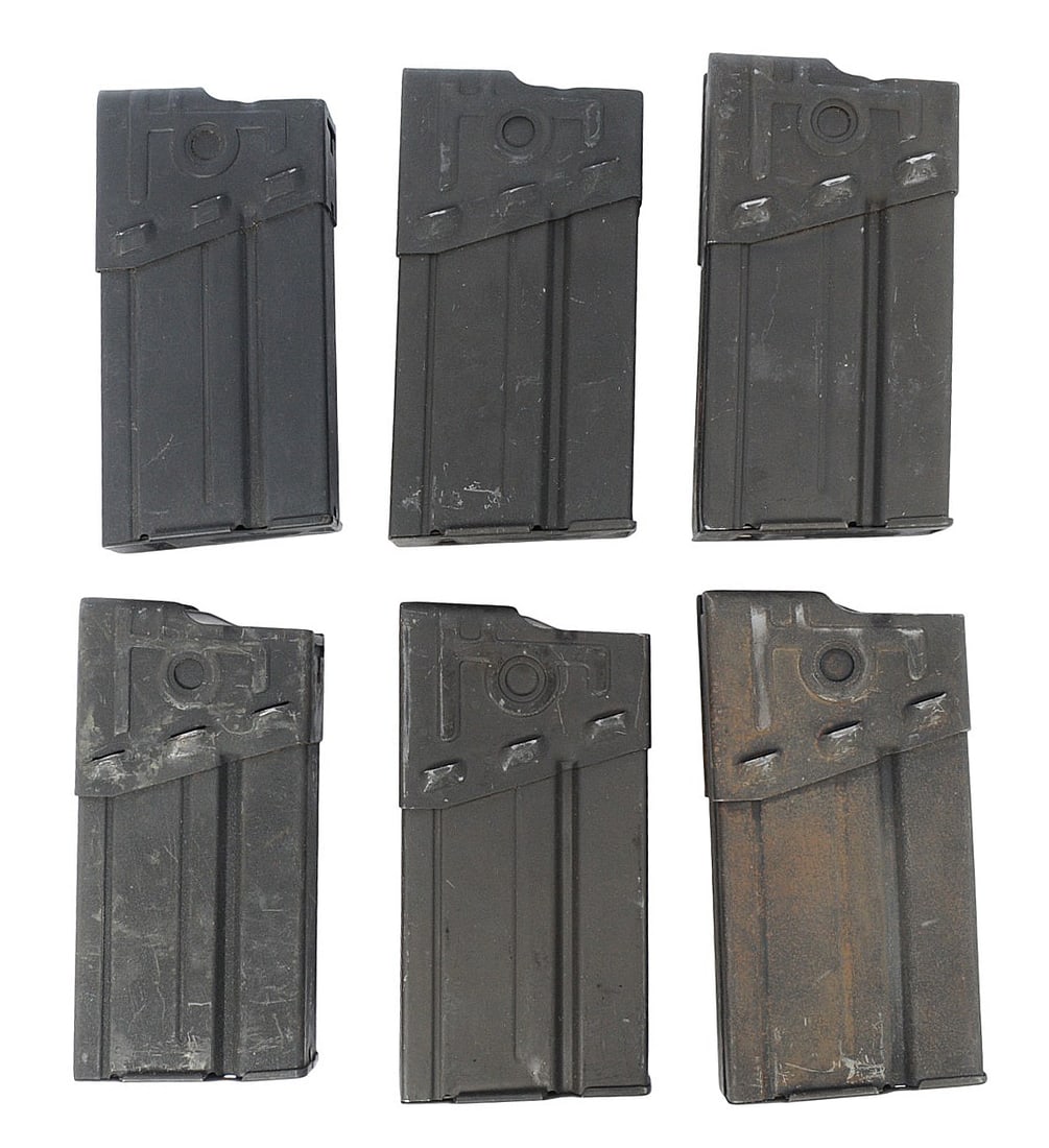 German Heckler & Koch HK91 7.62x51mm Steel Magazine Lot of 6 (JGD): A German Heckler & Koch HK91 7.62x51mm Steel Magazine Lot of 6 in good to very good condition.