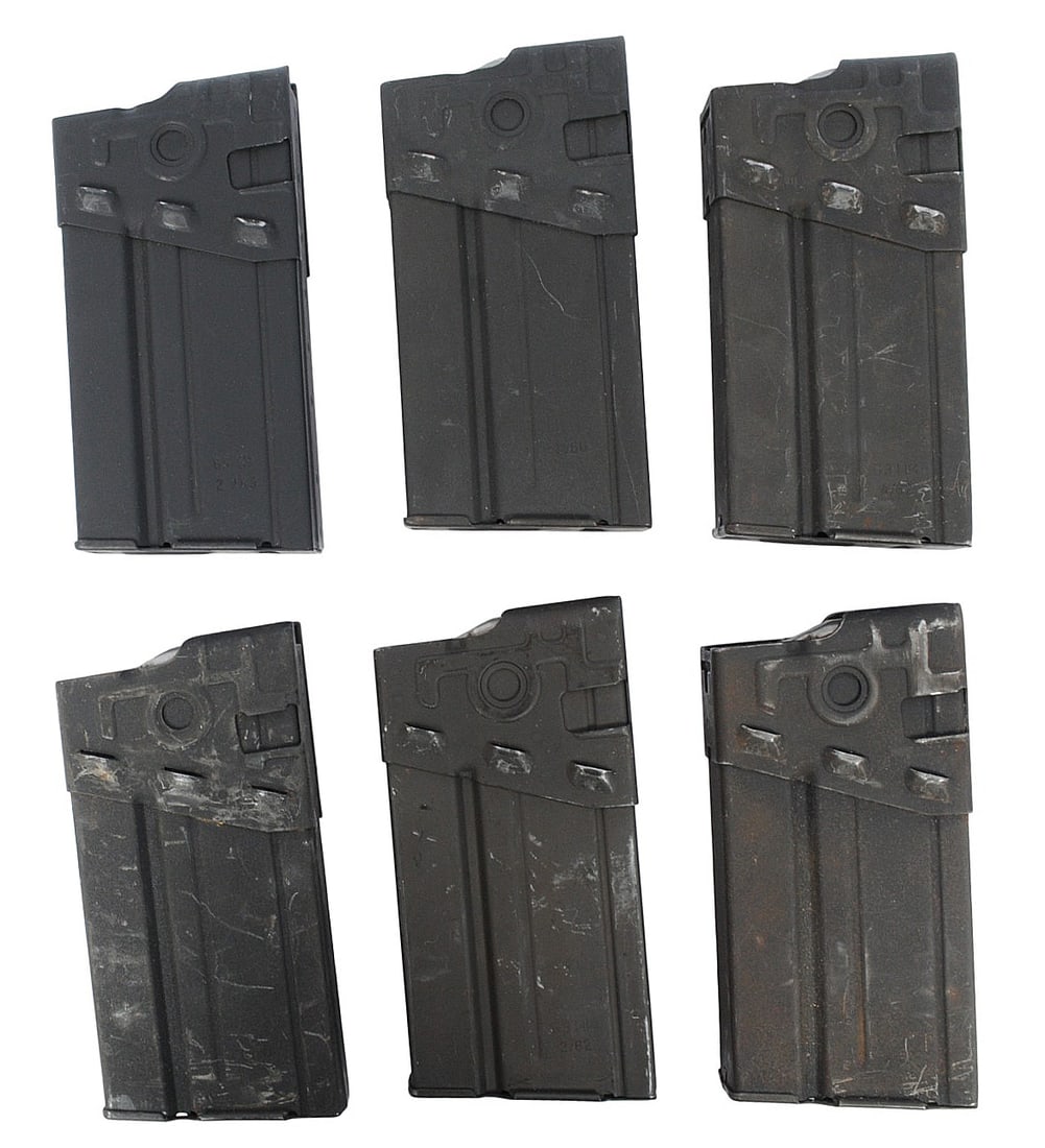 German Heckler & Koch HK91 7.62x51mm Steel Magazine Lot of 6 (JGD) - 2
