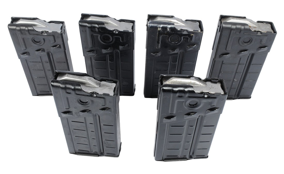 German Heckler & Koch HK91 7.62x51mm Magazine Lot of 6 (JGD): A German Heckler & Koch HK91 7.62x51mm Magazine Lot of 6 in good to very good condition with nice HK markings.