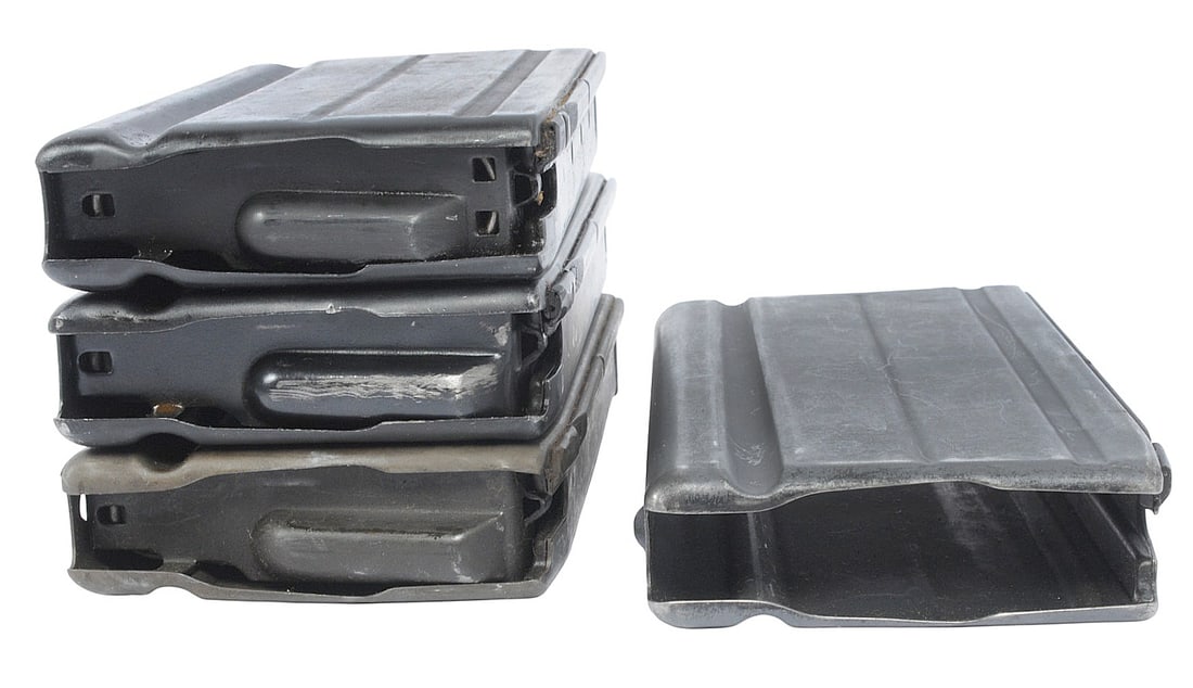 Surplus 7.62x51mm 20rd. FAL Magazine Lot of 3 with One Shell (JGD) - 3