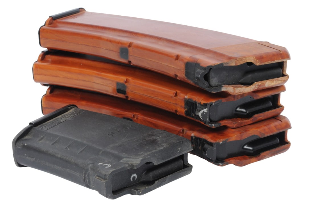 East German / Russian Izmash Surplus Bakelite / Polymer AK74 5.45x39mm Mag Lot of 4 (JGD) - 3