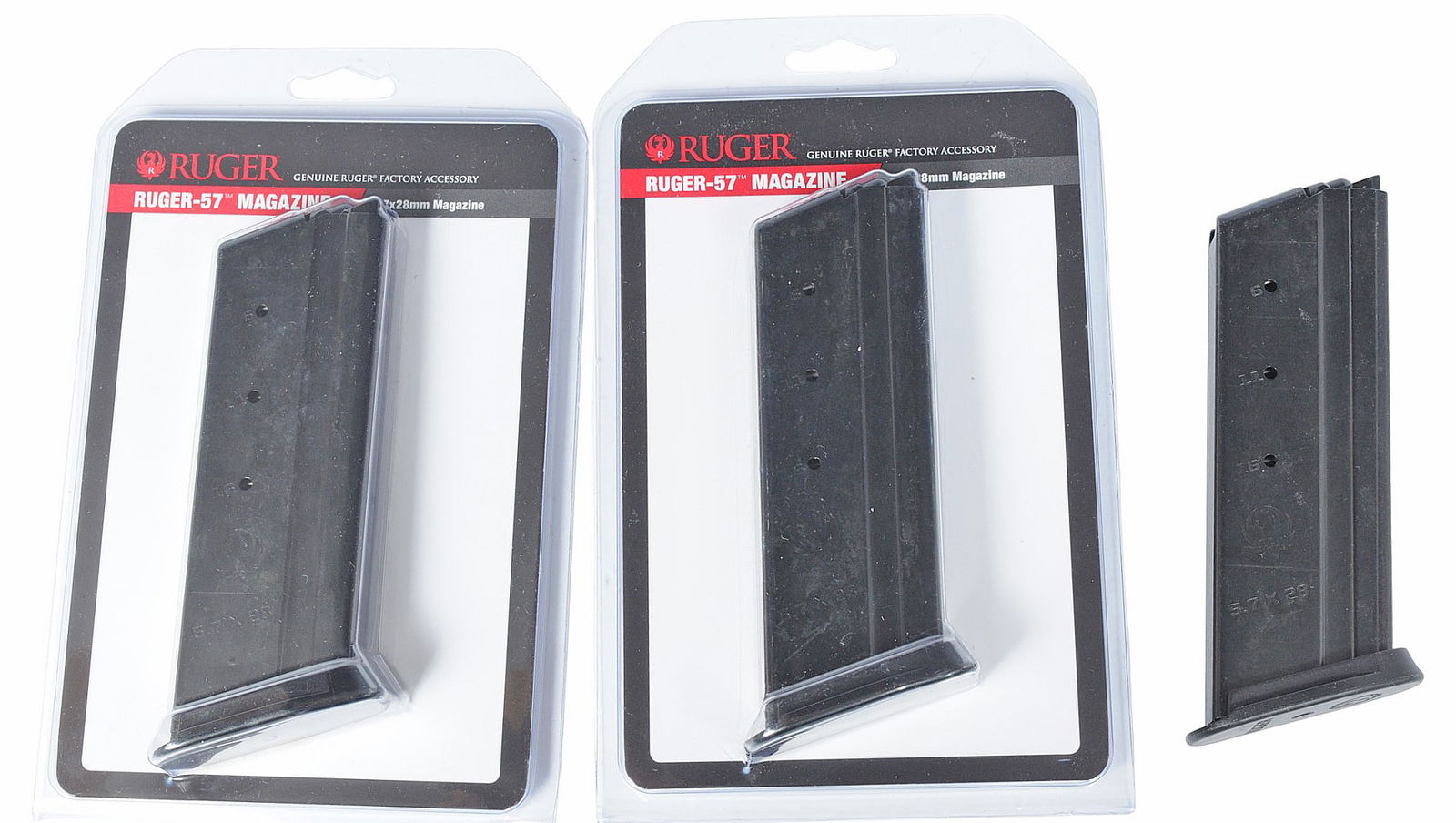 Ruger 57 5.7x28mm 20rd. Magazine Lot of 3 (JGD) (1 of 3)