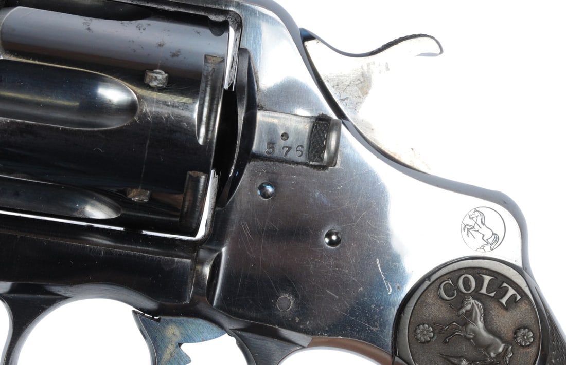 Antique Colt M1892 New Army/Navy 1st Year "KeyStone Unit" Presentation 38 DA Revolver No FFL (APL1) - 7