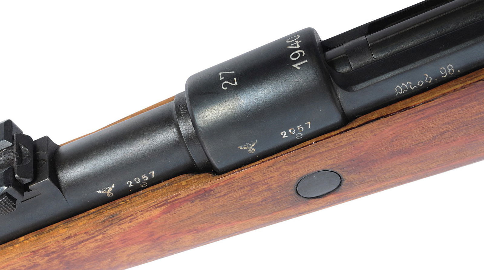 Rare German Military WWII era Mostly MATCHING 98K 8mm Mauser Bolt-Action Rifle - FFL # 2957e (APL1) - 8