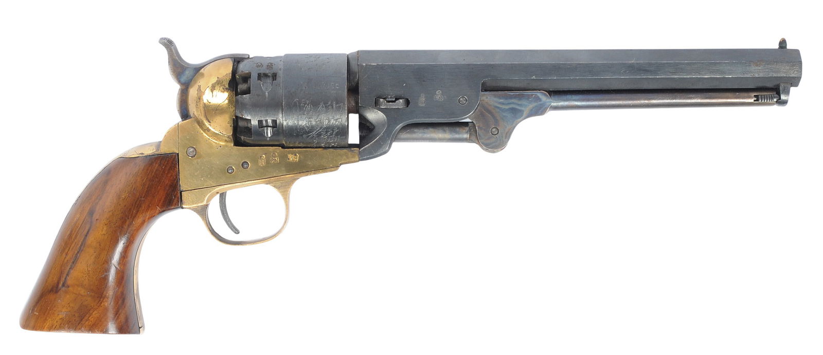 Italian Uberti PR FIE 45. Cal. Model 1851 Navy Single Action Black Powder Revolver No FFL (APL1) (1 of 7)