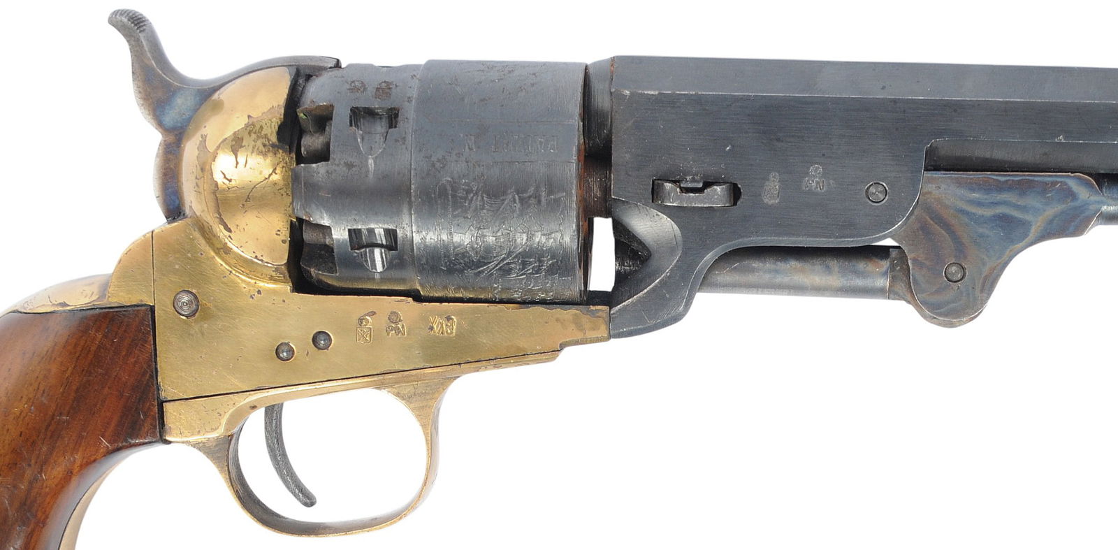 Italian Uberti PR FIE 45. Cal. Model 1851 Navy Single Action Black Powder Revolver No FFL (APL1) - 2