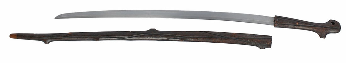 Rare Japanese Meiji era (1868-1912) "Sword Ban" Period Katana (APL) (1 of 10)