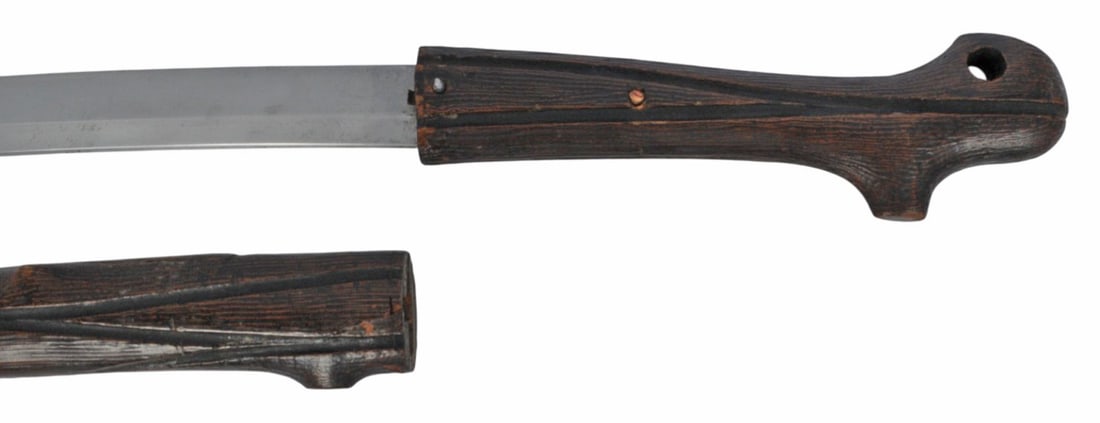 Rare Japanese Meiji era (1868-1912) "Sword Ban" Period Katana (APL) - 2