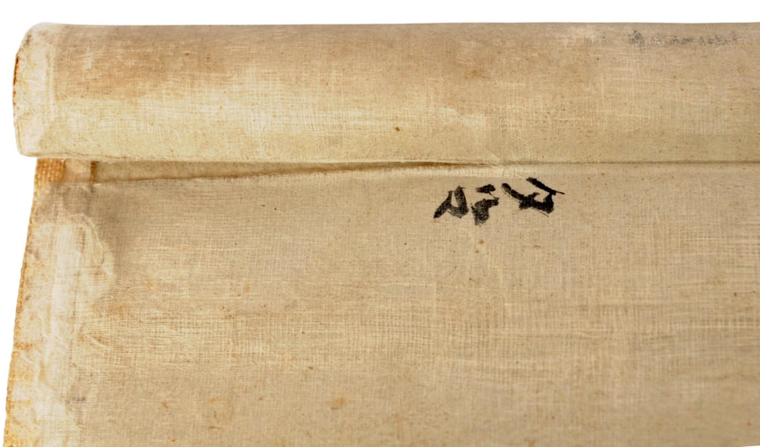 Vintage Early to Mid-20th Century Japanese Kakejiku Traditional Hanging Scroll of Daruma (APL) - 10