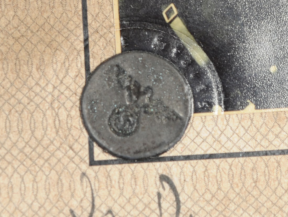 Scarce *German WWII Dienstausweis ID Card for an SS Concentration Camp Inspector (APL) - 8