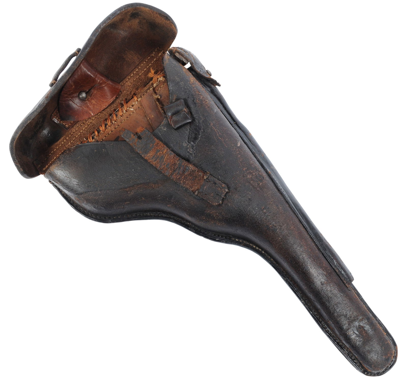 Imperial German 1916 Dated Bavarian Marked WWI Artillery Luger Holster(APL) - 3