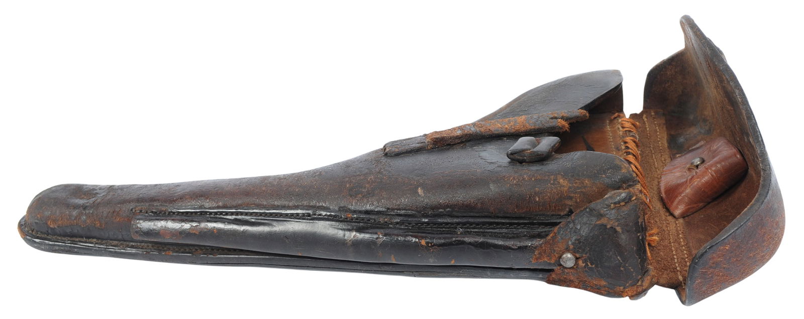 Imperial German 1916 Dated Bavarian Marked WWI Artillery Luger Holster(APL) - 4