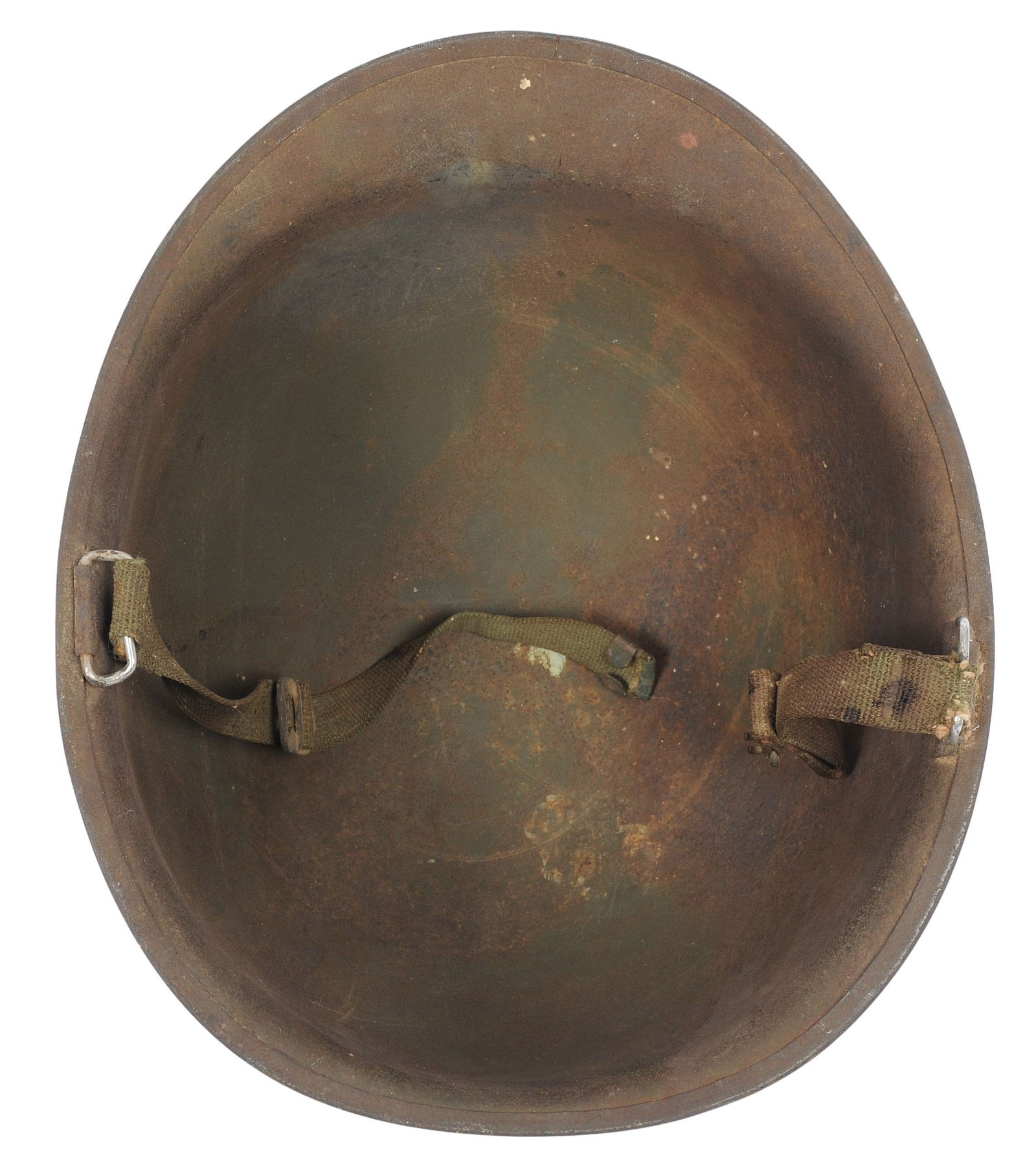 US Military WWII-Korea issue M-1 Helmet Shell (PRW) - 11