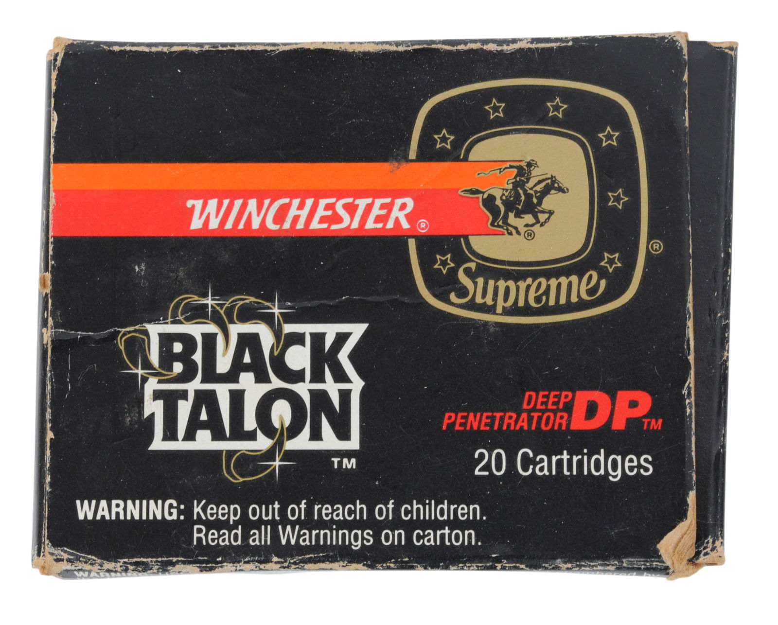 Rare Vintage Winchester Black Talon 9mm Box of 20 Rds. (APL1) - 2