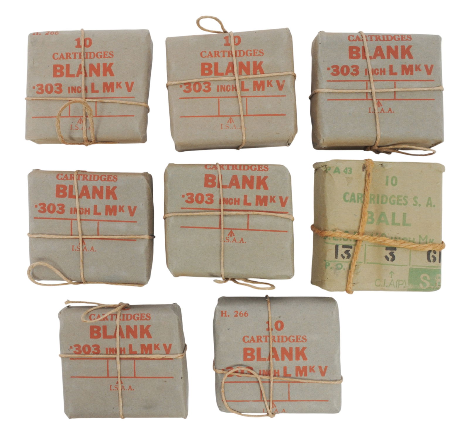 British WWII 303 Brit Blank and Ball Ammo Lot of 80 rds (A) (1 of 3)