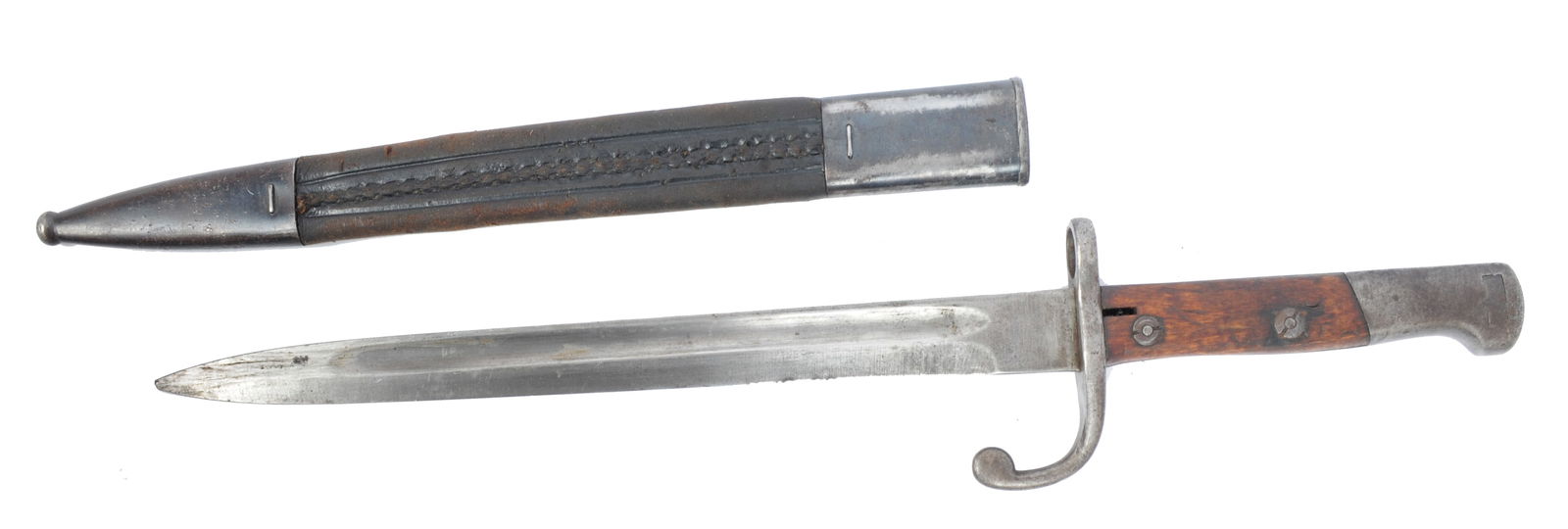 Brazilian Military Model 1908/34 Mauser Rifle Bayonet () - 3