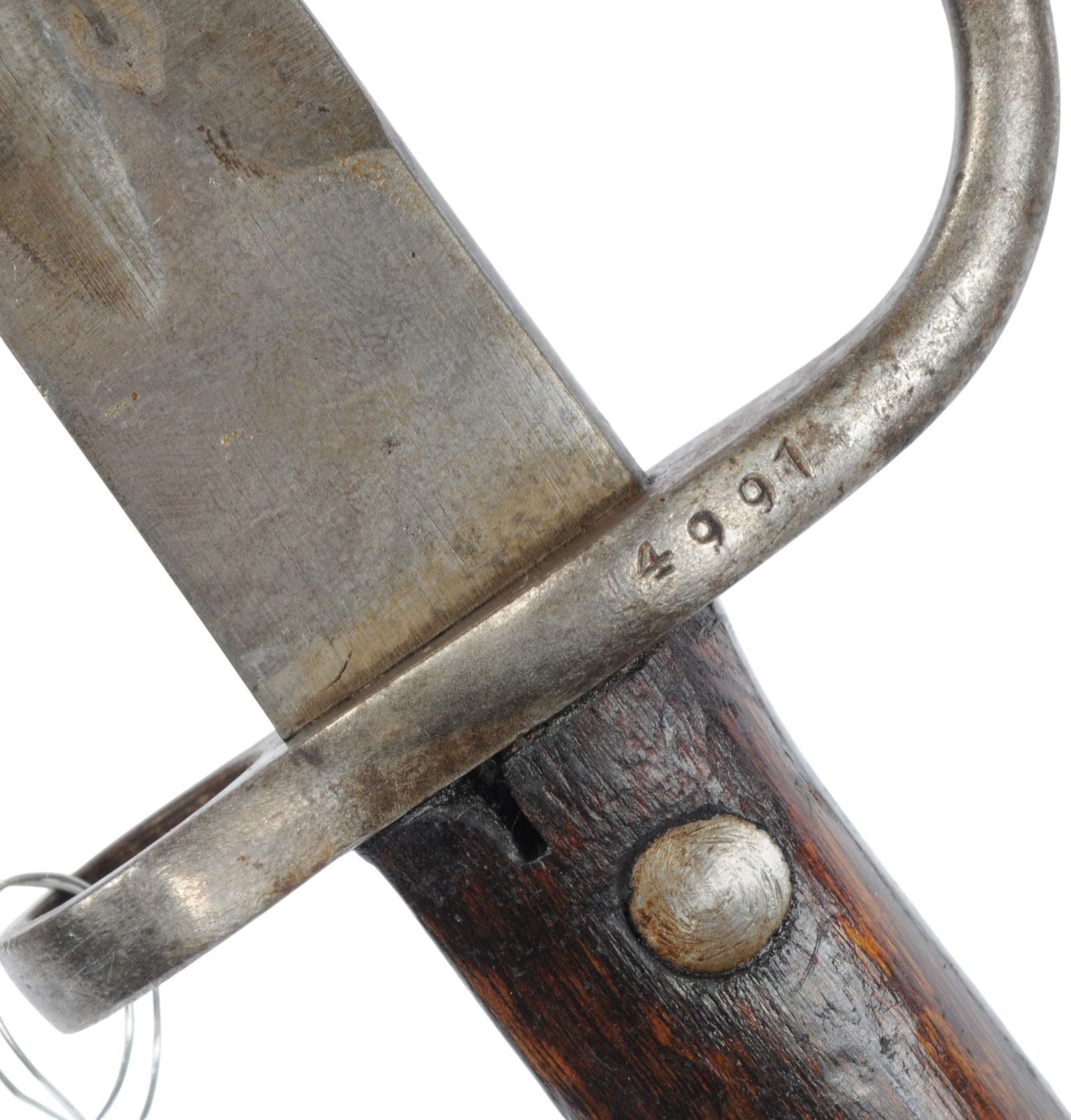 Brazilian Military Model 1908/34 Mauser Rifle Bayonet (MAT) - 3