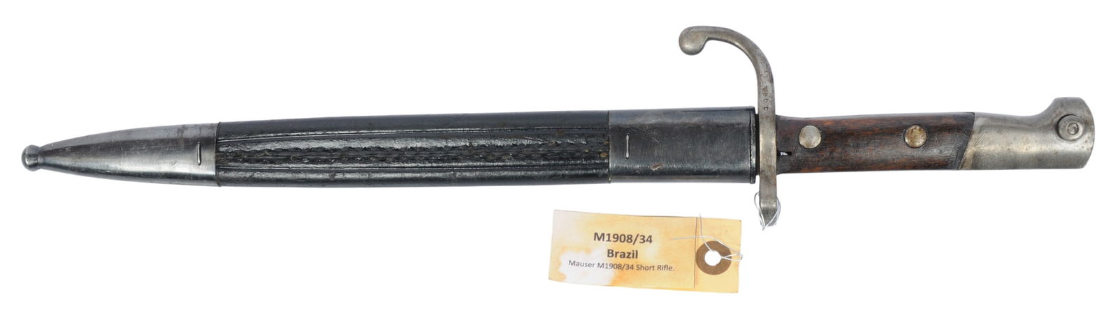 Brazilian Military Model 1908/34 Mauser Rifle Bayonet (MAT) - 5
