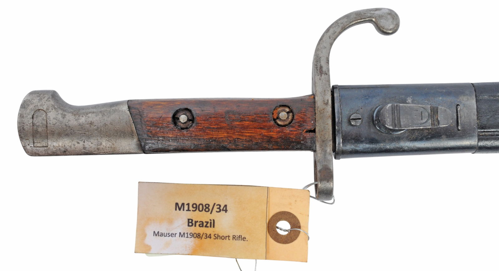 Brazilian Military Model 1908/34 Mauser Rifle Bayonet (MAT) - 6