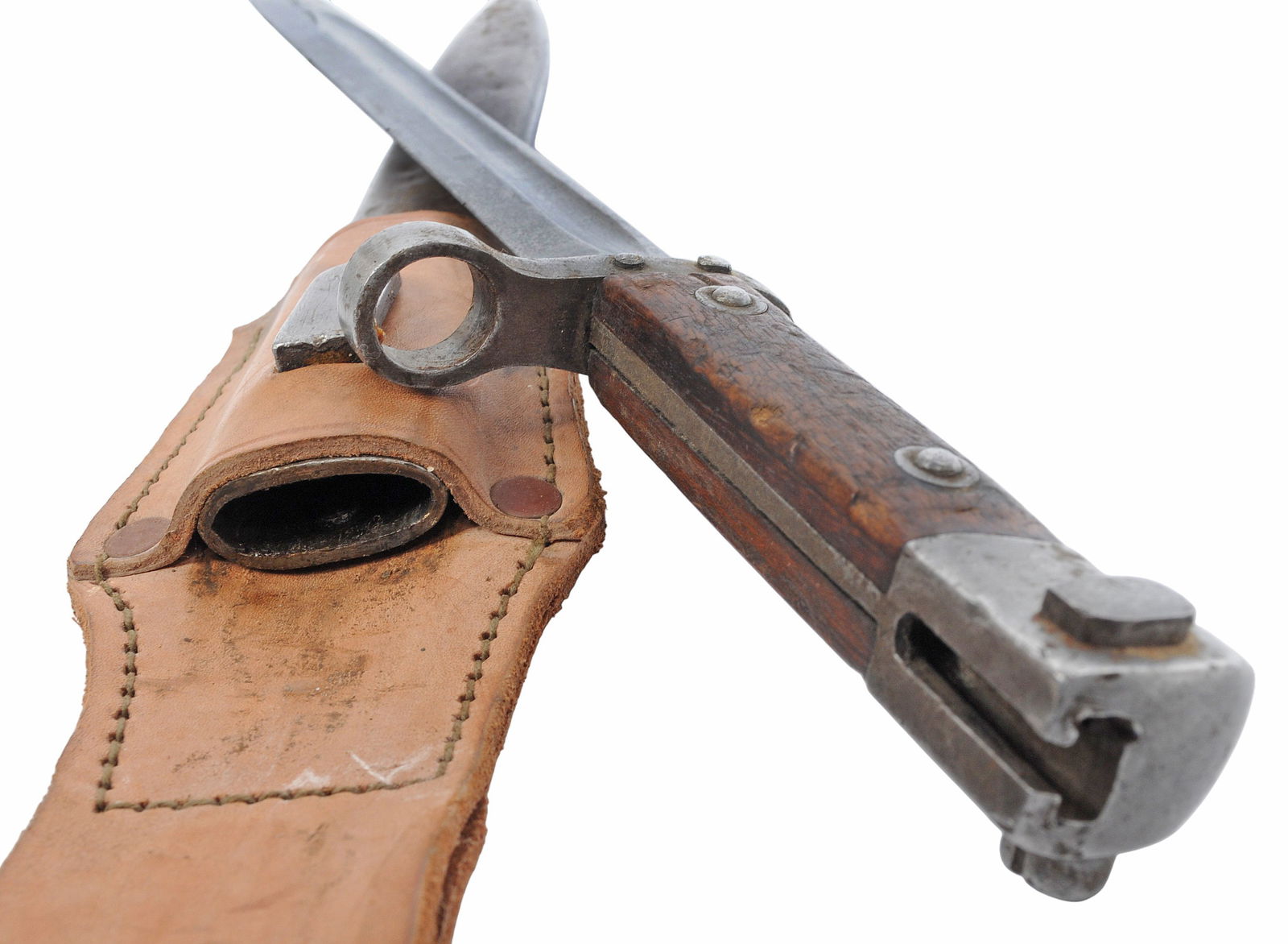 Austrian Military WWI-II era Model 1895 Steyr Rifle Bayonet (MAT) - 5