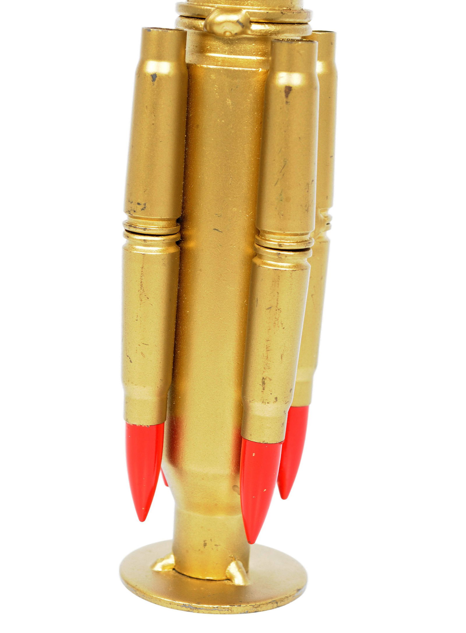 Hand Made Model Rocket Made Out of Bullets and Casings (AIF) - 3
