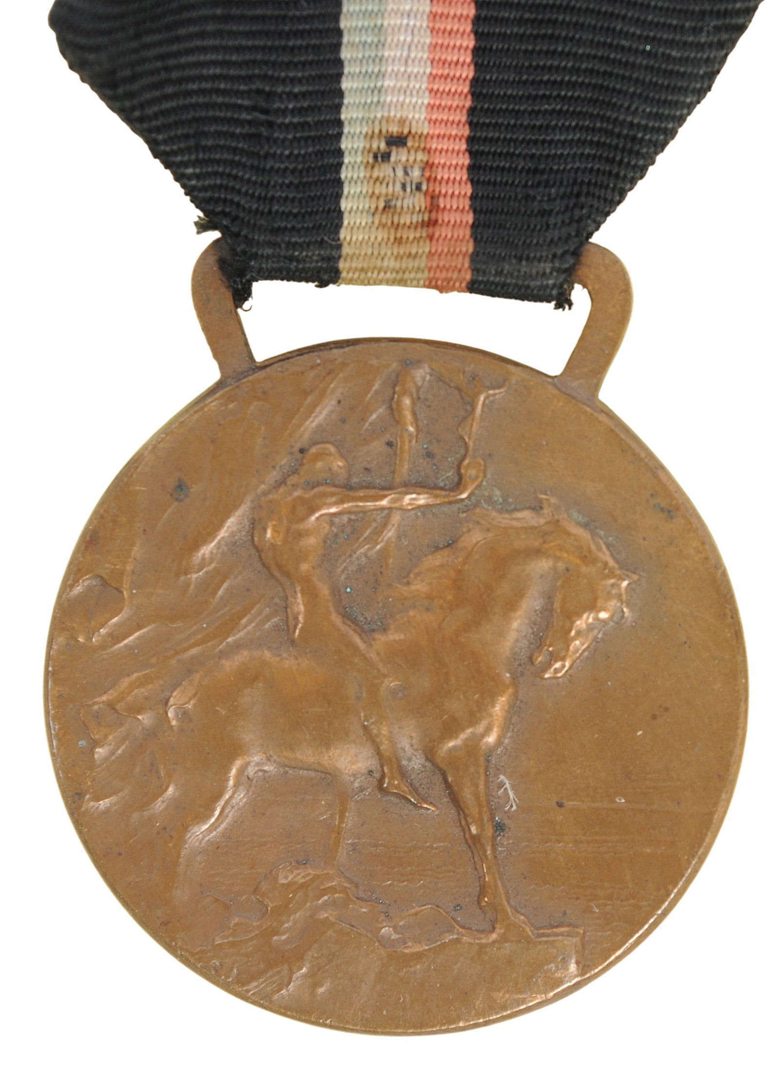 Italian 1919-1922 Fascist Campaign Medal with 3 Participation Stars (JHB) - 3