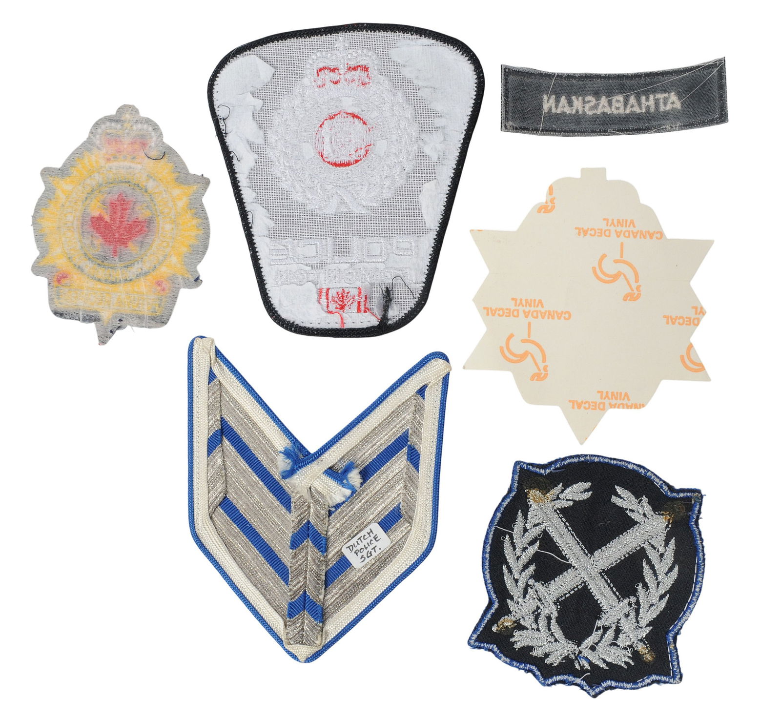 Interesting US and Canadian Law Enforcement Pin, Badge, and Patch Lot of 19(JHB) - 7