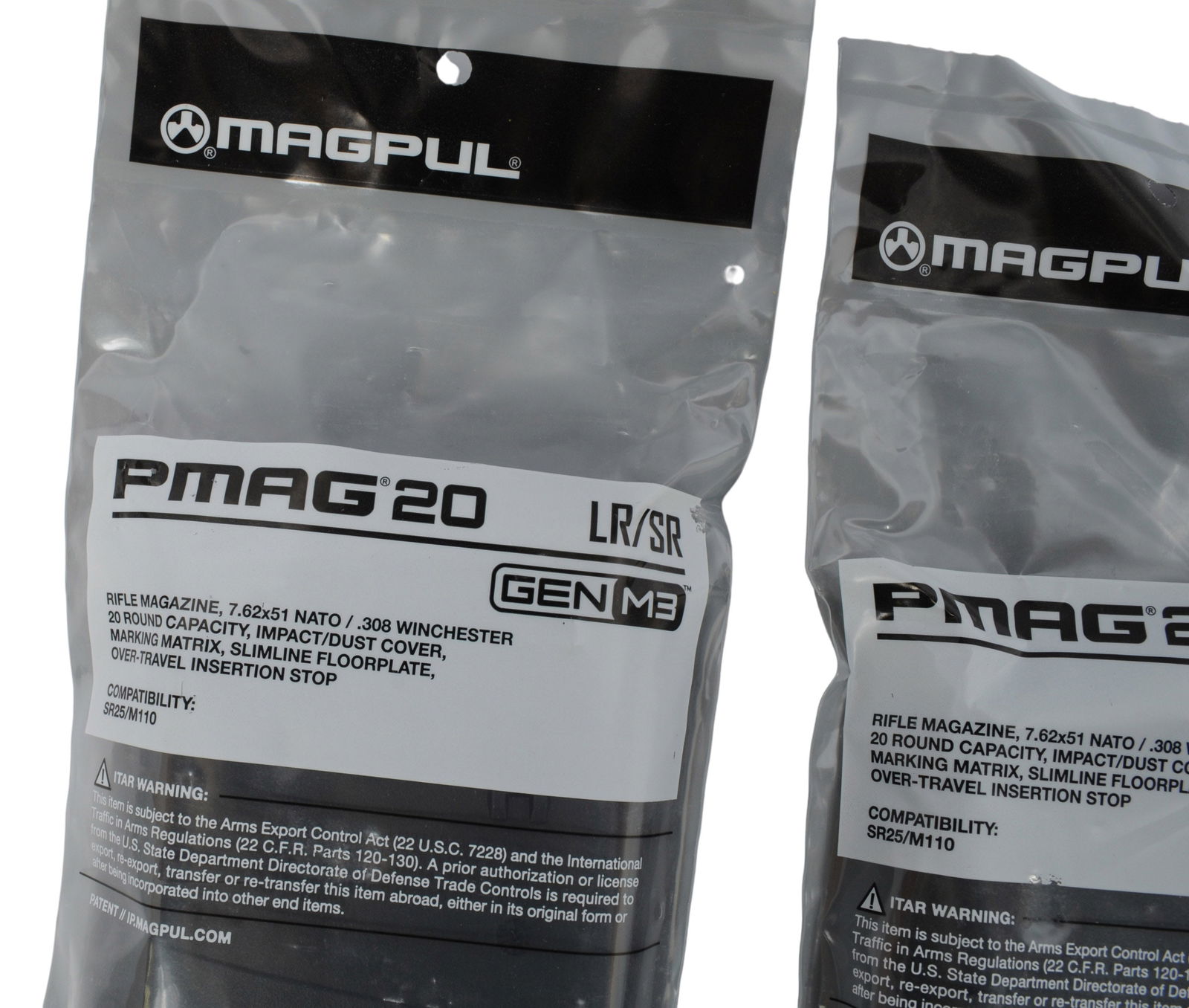 Five Magpul Gen 3 AR-10 7.62x51mm Magazines (JGD) - 2