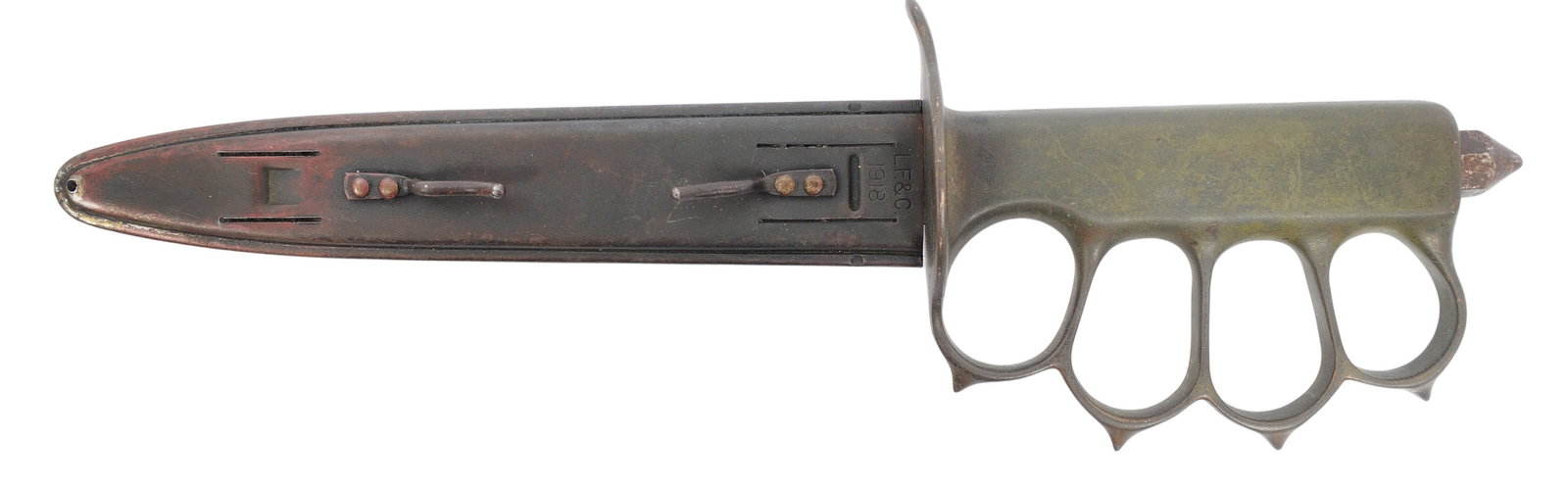 US Military WWI-II era M1918 LF&C Trench Knife (CAH) - 5