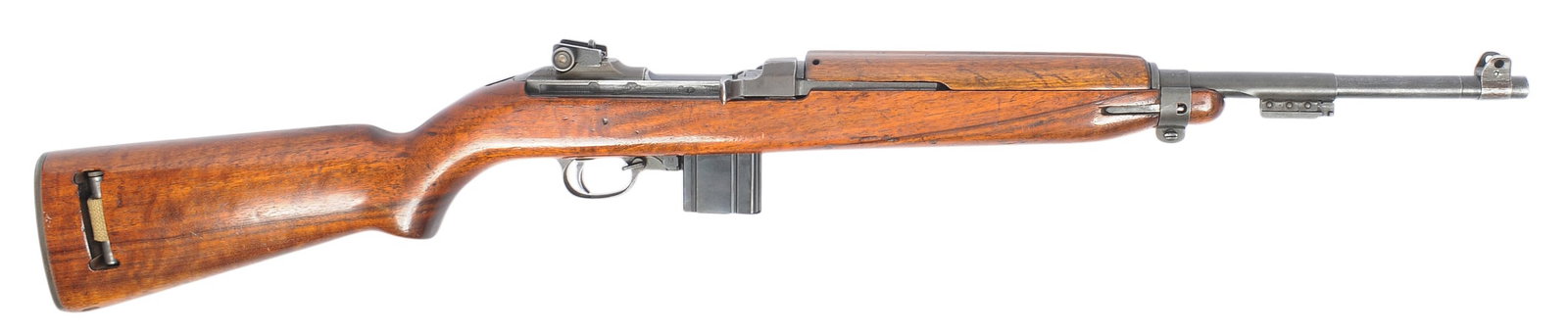 Winchester M1 Carbine .30 Carbine Semi-auto Rifle FFL Required: 1166826 (BCW1): A Winchester M1 Carbine .30 Carbine Semi-auto Rifle that is in very good condition with a bright and defined bore. The action appears to function properly, and the finish shows light usage wear. A