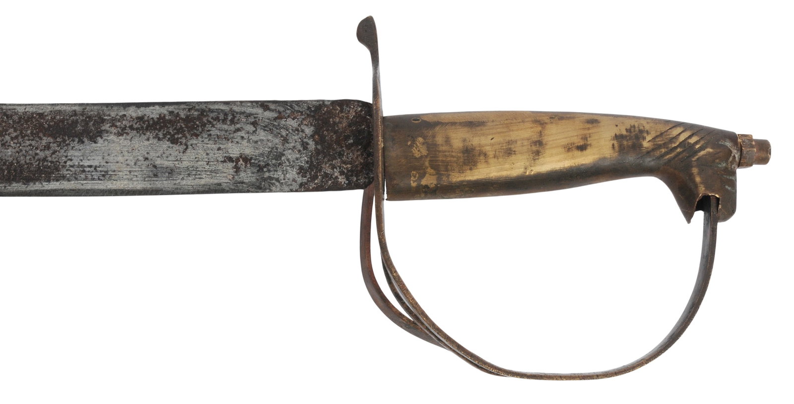 Antique India or Middle Eastern Lions Head Hilt Engraved Calvary Sword (HKR) - 4