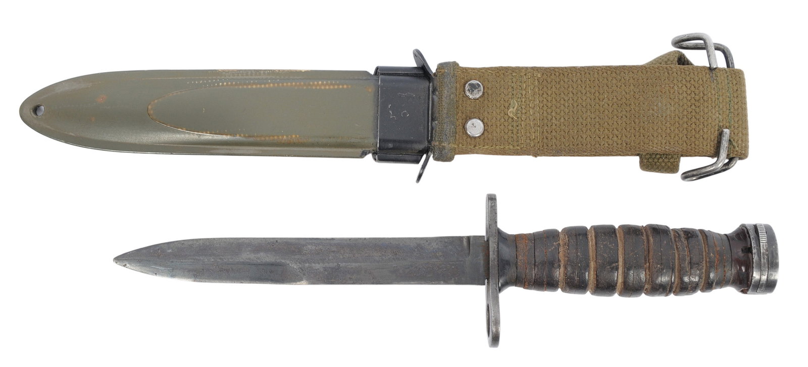 US Military M1 Carbine M4 Bayonet with M8A1 Scabbard (BCW) - 2
