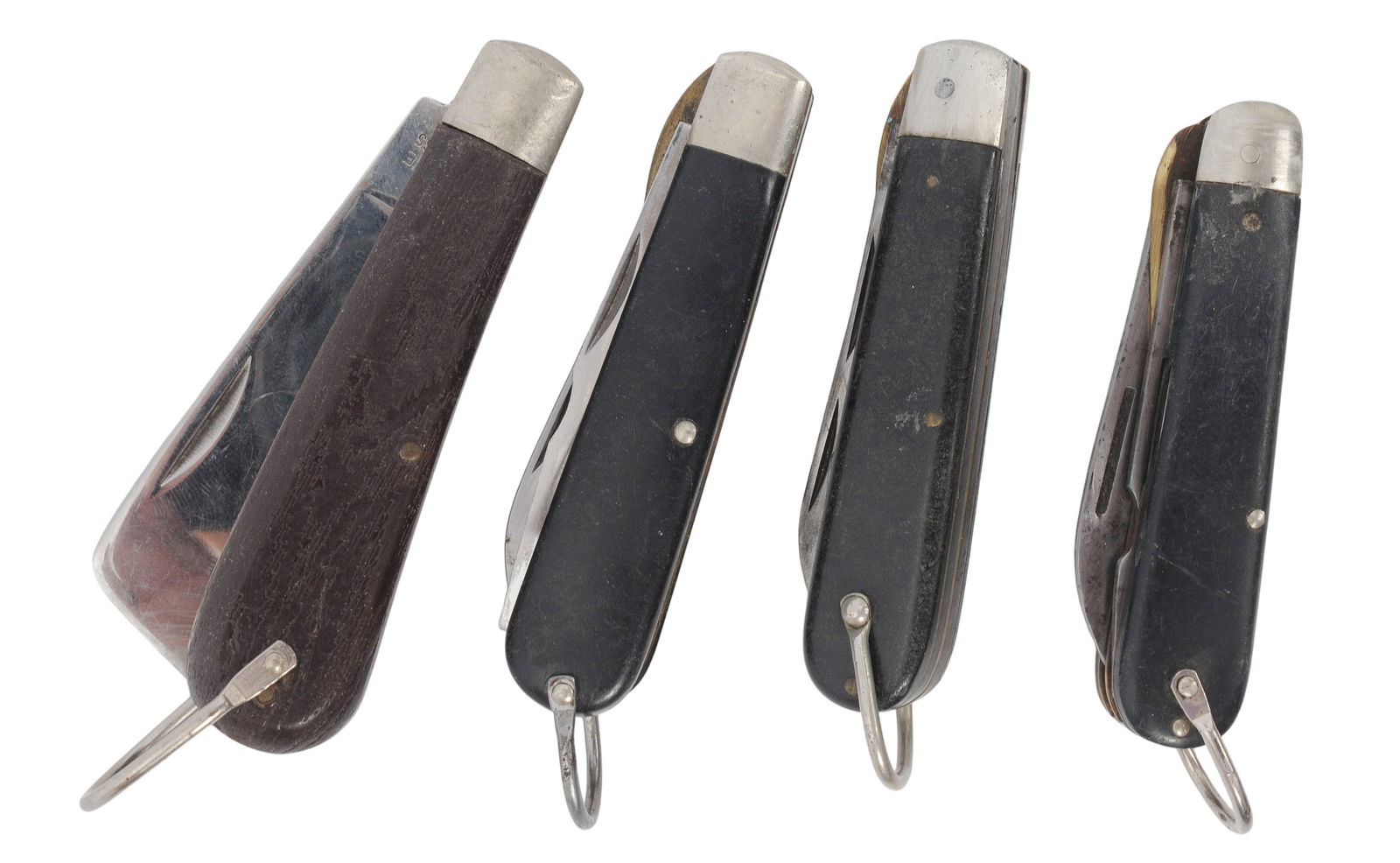 US Made Camilus, Revere, OK Brand TL38 Electricians Knife Lot of 4 (BCW) - 2