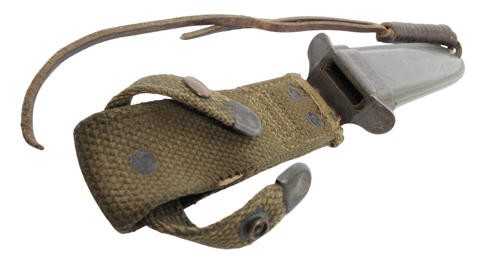 US Military M8A1 M7 Bayonet Scabbard (CAH) - 4