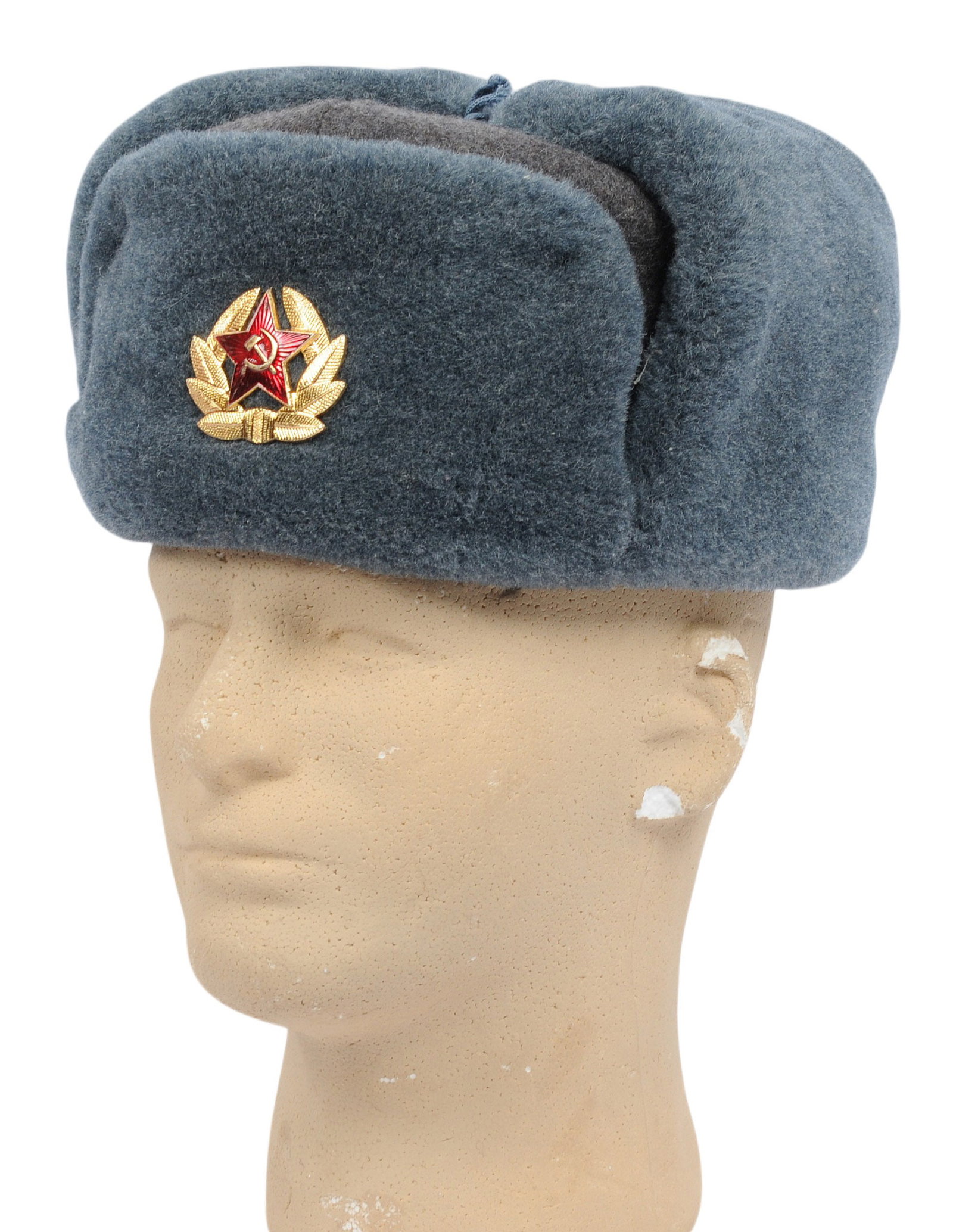 Russian Cold War Navy / Army Ushanka and Flask Lot of 4(A2B) - 13