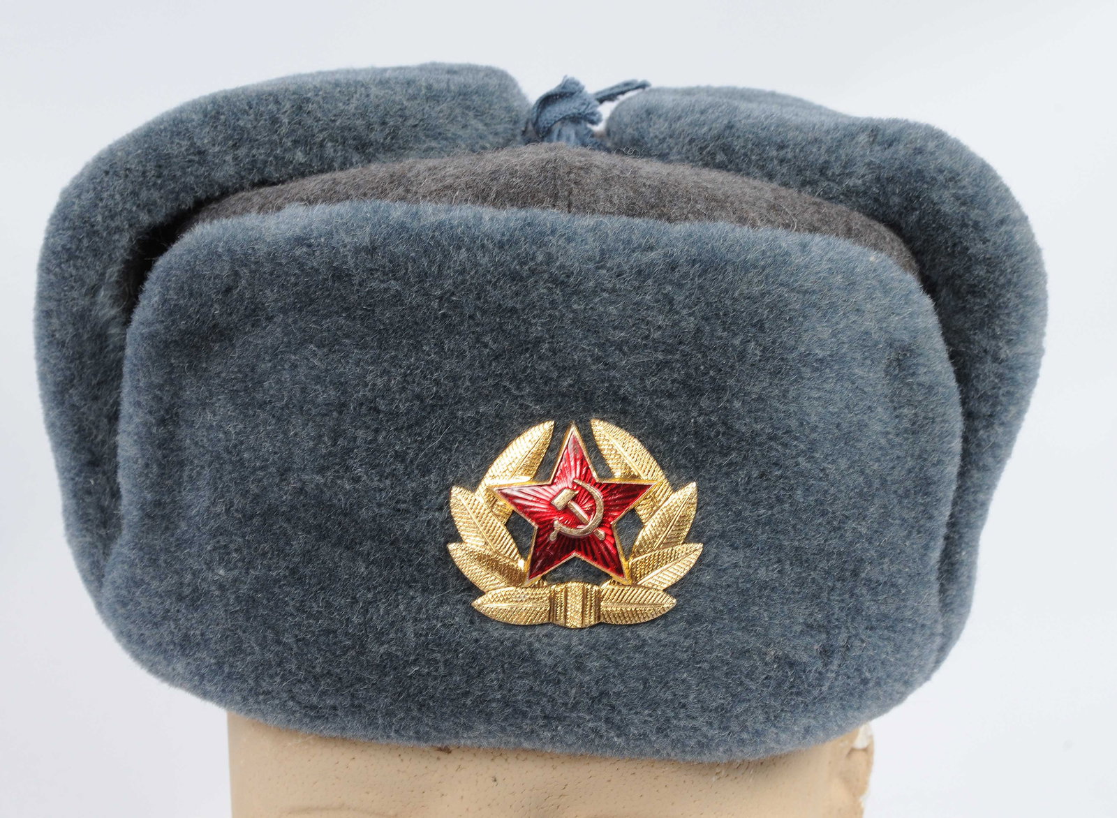 Russian Cold War Navy / Army Ushanka and Flask Lot of 4(A2B) - 14