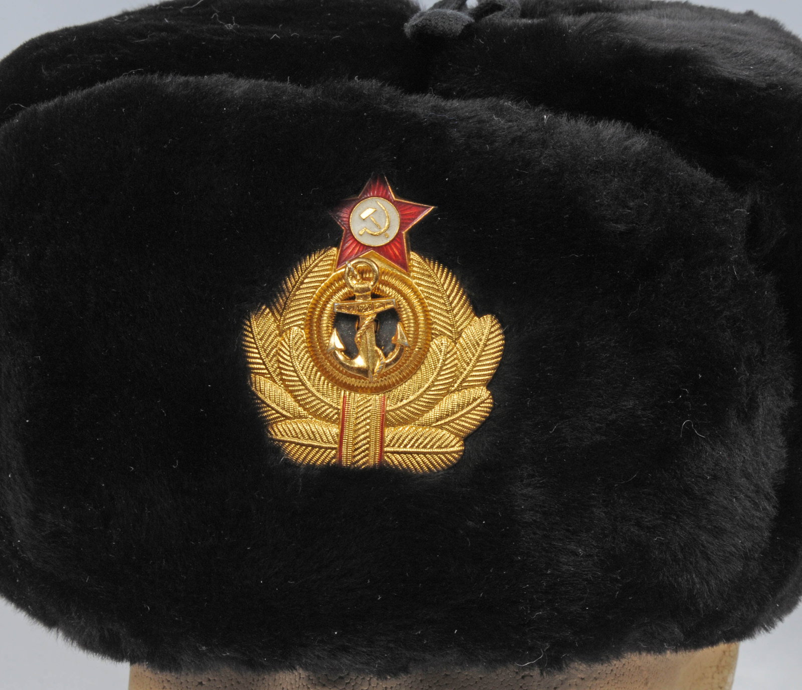 Russian Cold War Navy / Army Ushanka and Flask Lot of 4(A2B) - 6