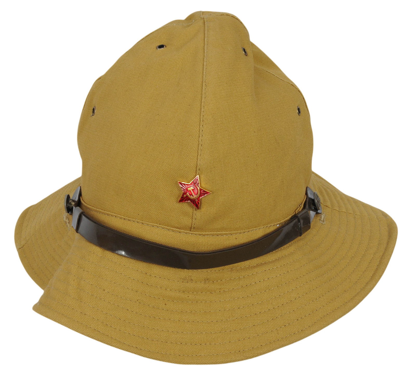 Russian Afghanistan / Cold War Afghanka Summer Boonie and Belt Buckle (A2B) - 2