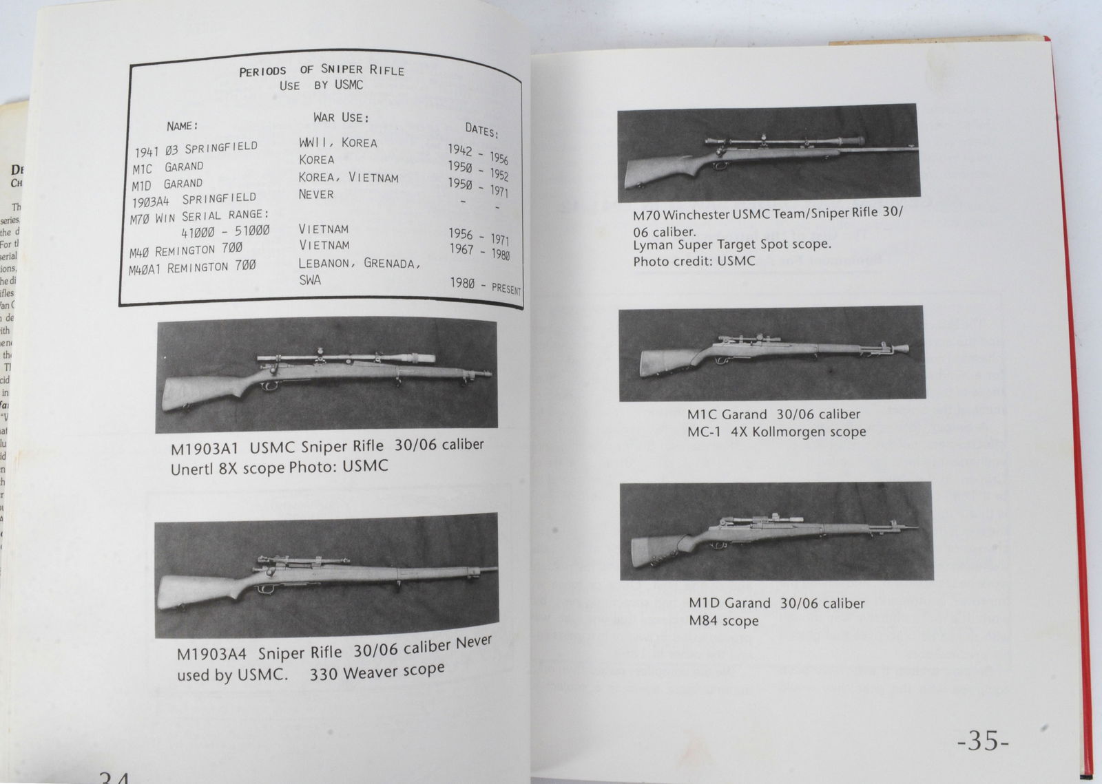 Signed by Carlos Hathcock"Death from Afar Volume I Maine Corp Sniping" by Chandler & Chandler (BCW) - 7