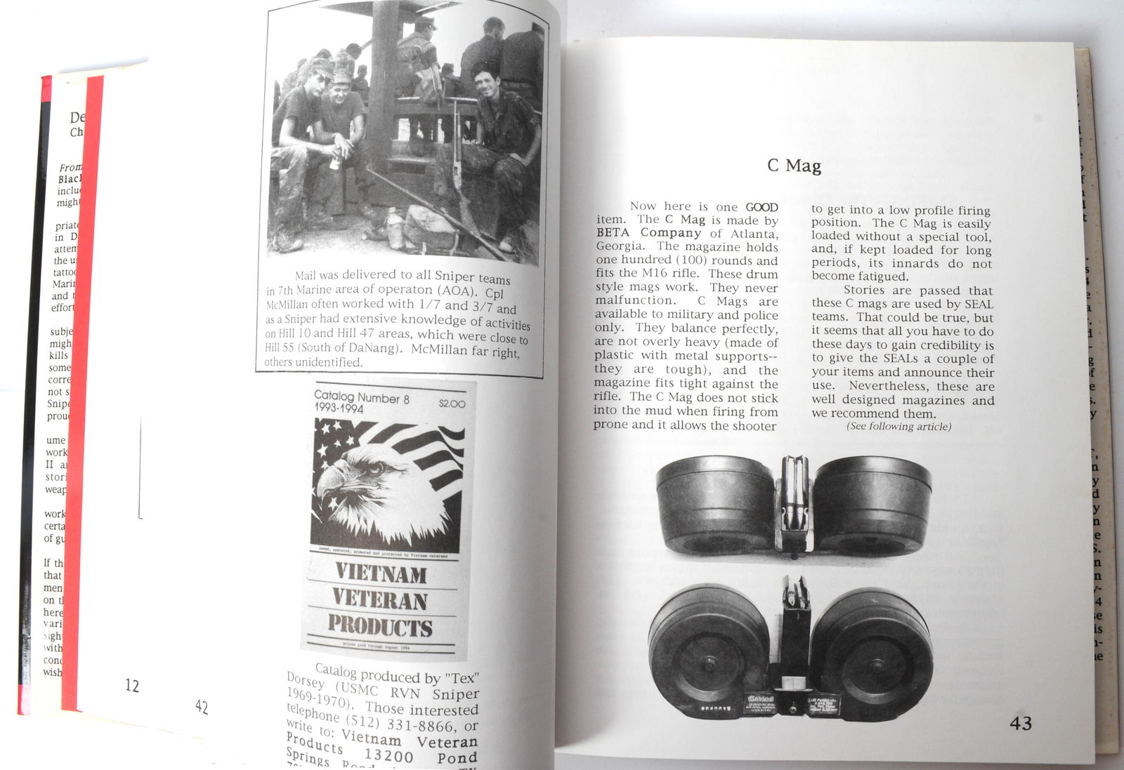 Signed by Carlos Hathcock "Death from Afar Volume III the Black book" by Chandler & Chandler (BCW) - 7