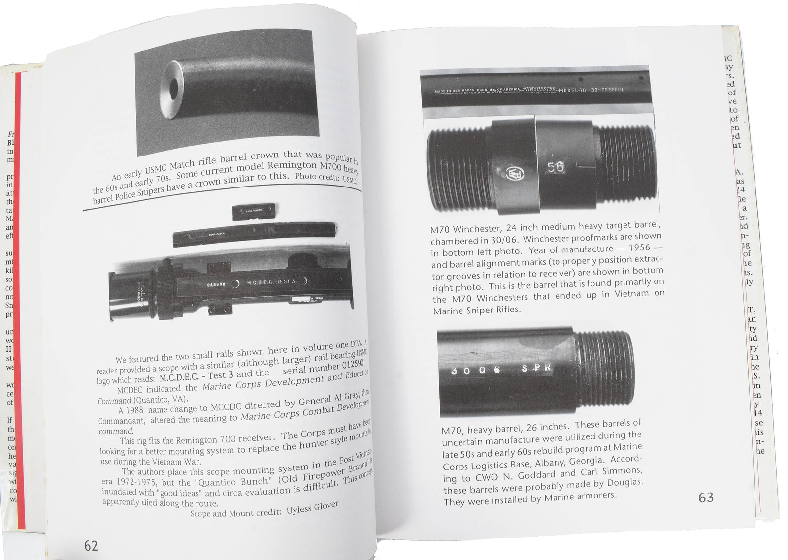 Signed by Carlos Hathcock "Death from Afar Volume III the Black book" by Chandler & Chandler (BCW) - 9