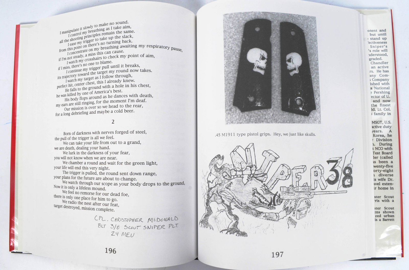 Educational Book "Death from Afar Volume IV Marine Corps Sniping" by Chandler & Chandler (BCW) - 14