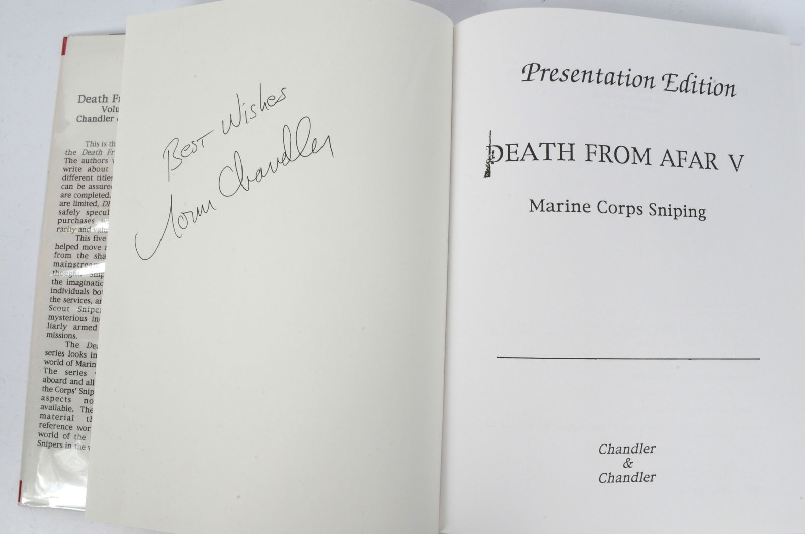 Educational Book "Death from Afar Volume V Marine Corps Sniping" by Chandler & Chandler (BCW) - 3