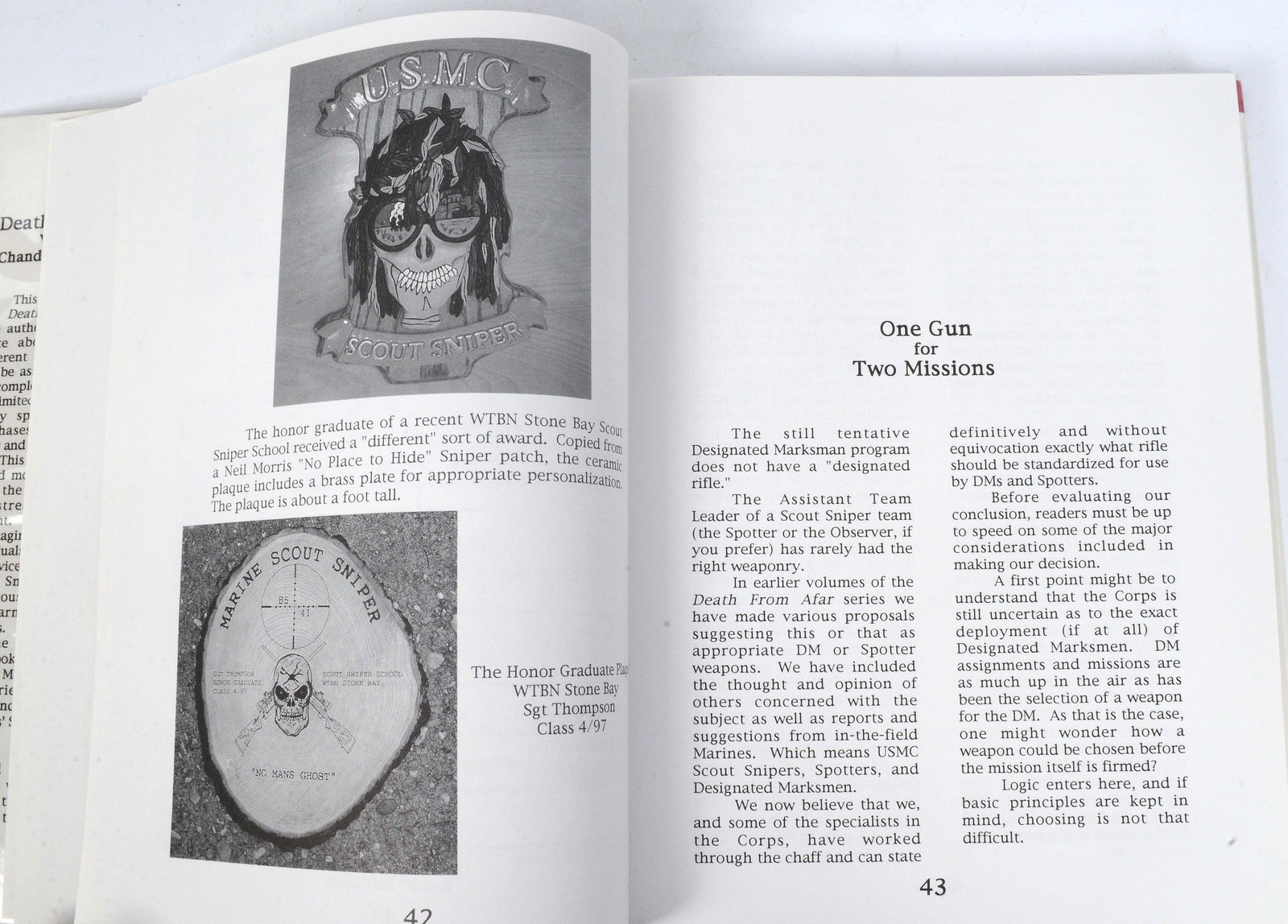 Educational Book "Death from Afar Volume V Marine Corps Sniping" by Chandler & Chandler (BCW) - 7