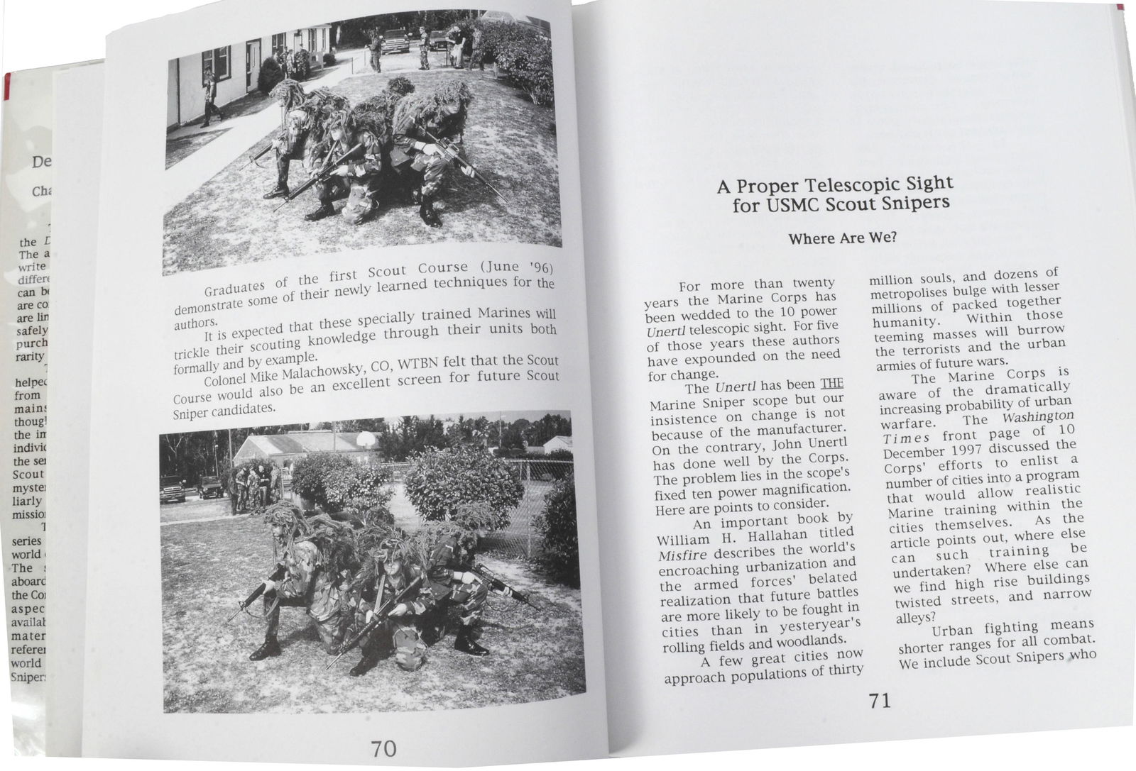 Educational Book "Death from Afar Volume V Marine Corps Sniping" by Chandler & Chandler (BCW) - 8