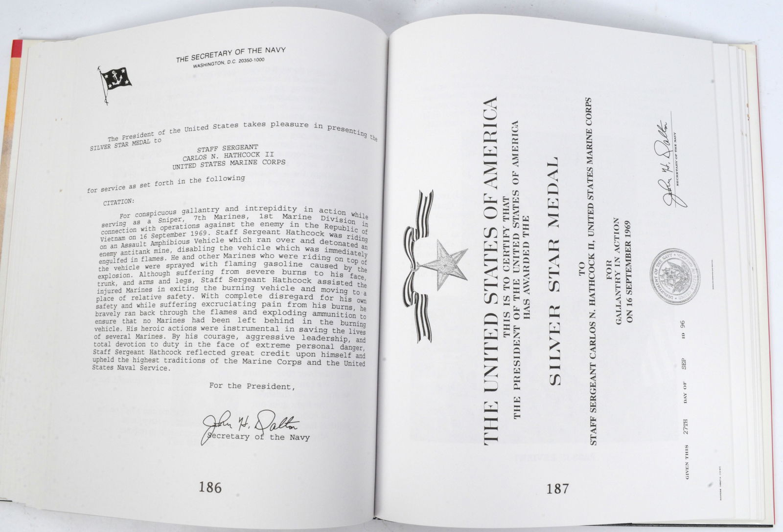 Signed by Chandler and Carlos Hathcock "White Feather" by Carlos Hathcock (BCW) - 14