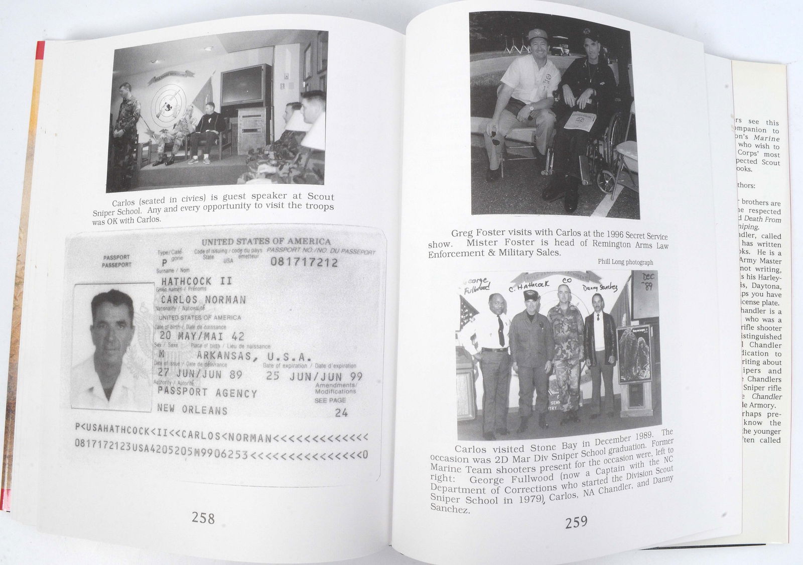 Signed by Chandler and Carlos Hathcock "White Feather" by Carlos Hathcock (BCW) - 17