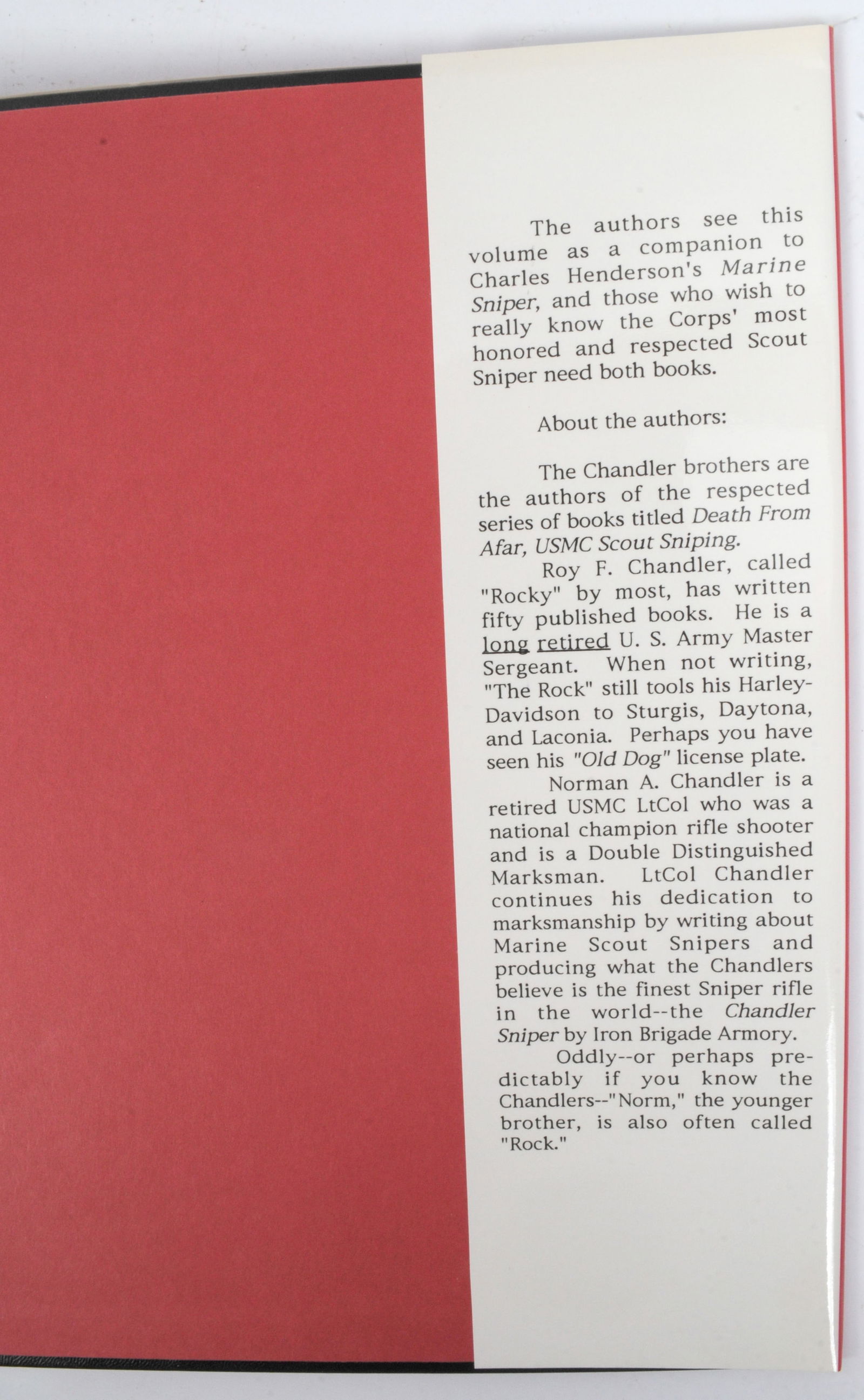 Signed by Chandler and Carlos Hathcock "White Feather" by Carlos Hathcock (BCW) - 19