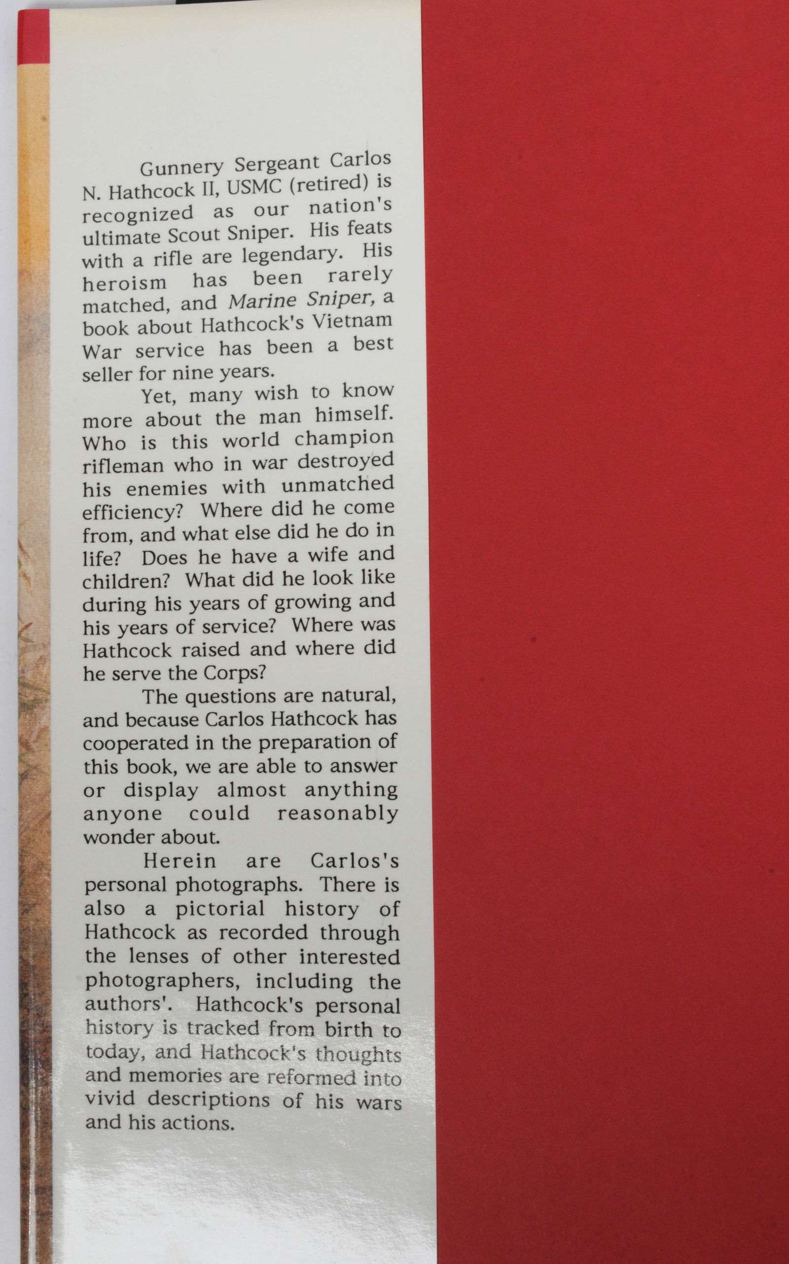 Signed by Chandler and Carlos Hathcock "White Feather" by Carlos Hathcock (BCW) - 2